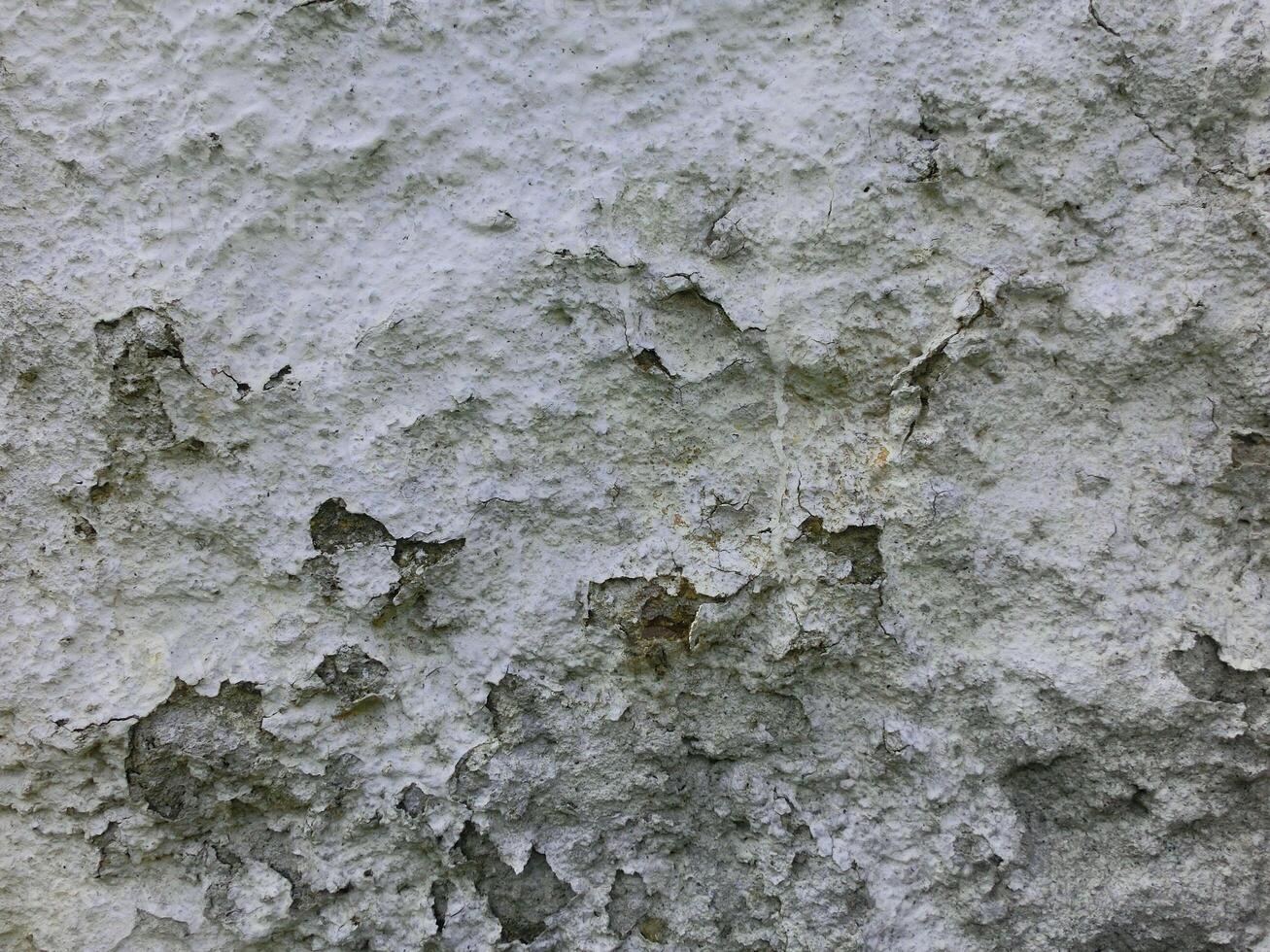 muro di pietra perfettamente organizzato, trama grigia e bianca dalla trama di sfondo del muro di roccia foto