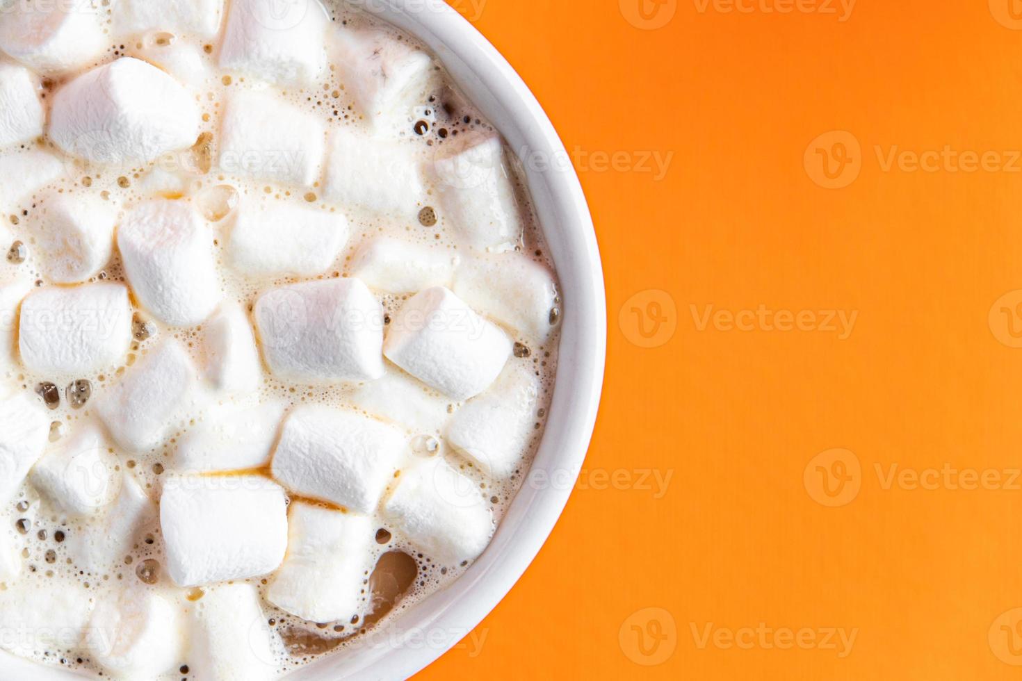 marshmallow cioccolata calda cacao bevanda dolce caffè foto