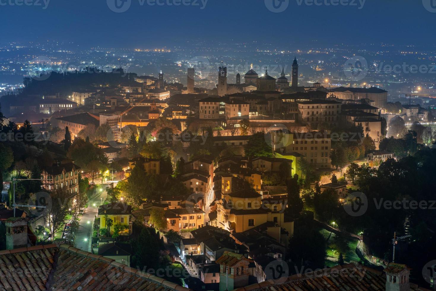 l'antica città di bergamo foto