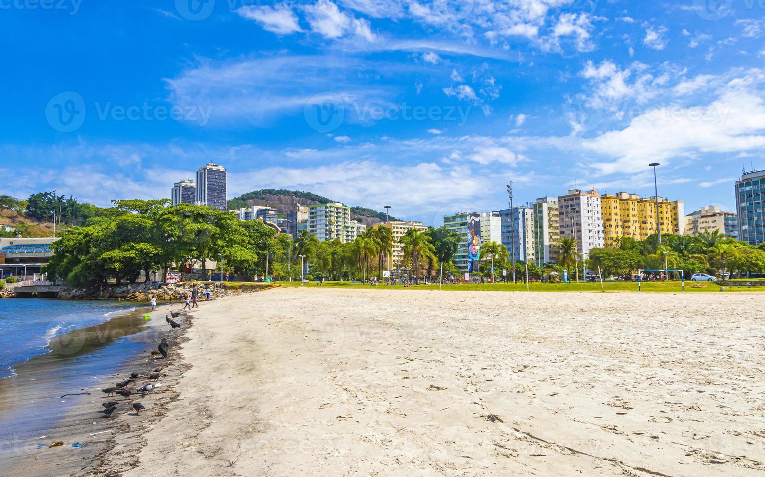 botafogo beach flamengo urca paesaggio urbano panorama rio de janeiro brasile. foto