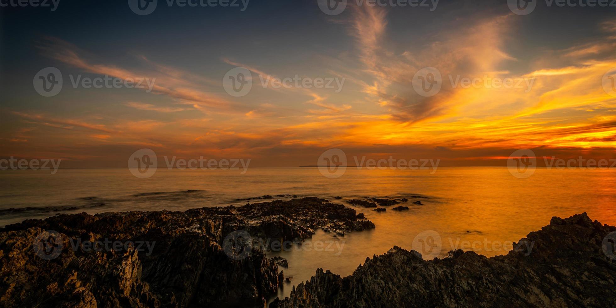 Woolacombe North Devon tramonto foto