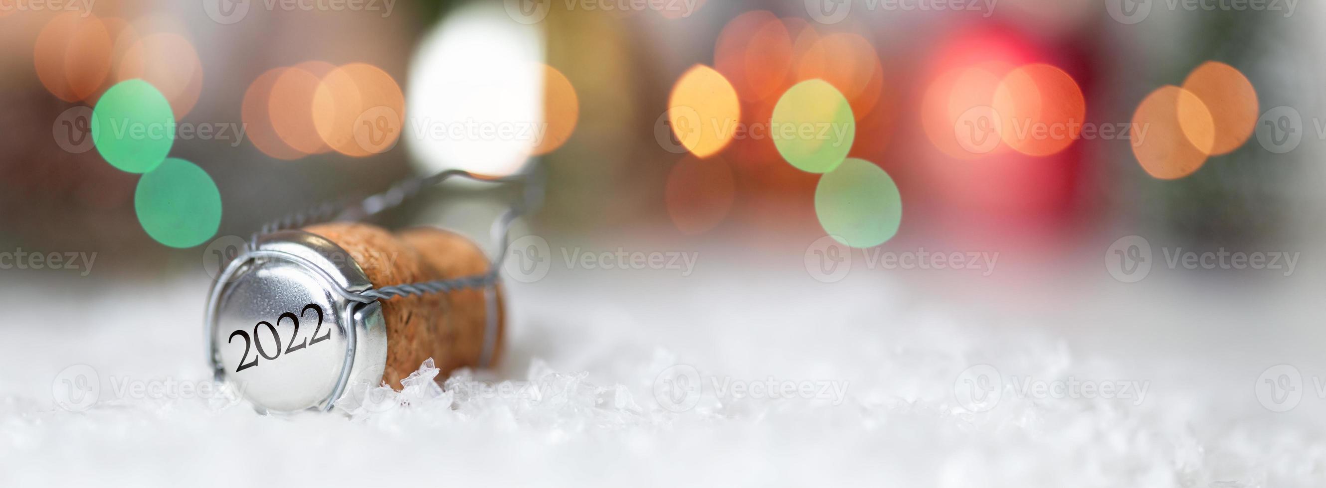 felice anno nuovo sfondo. inizio anno 2022. foto