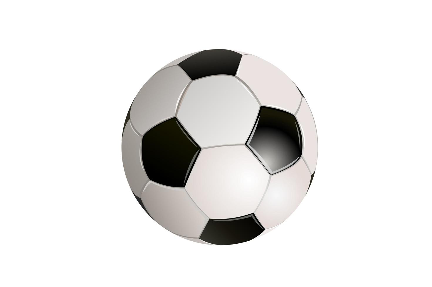 pallone da calcio isolato su sfondo bianco foto