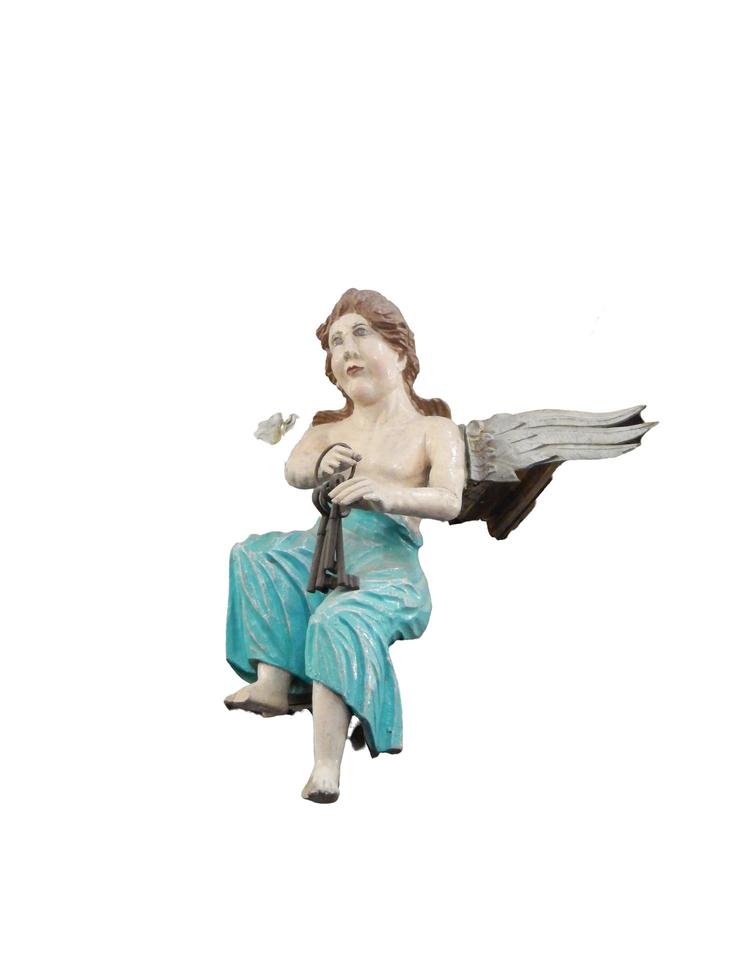 figurina di angelo un cristianesimo foto