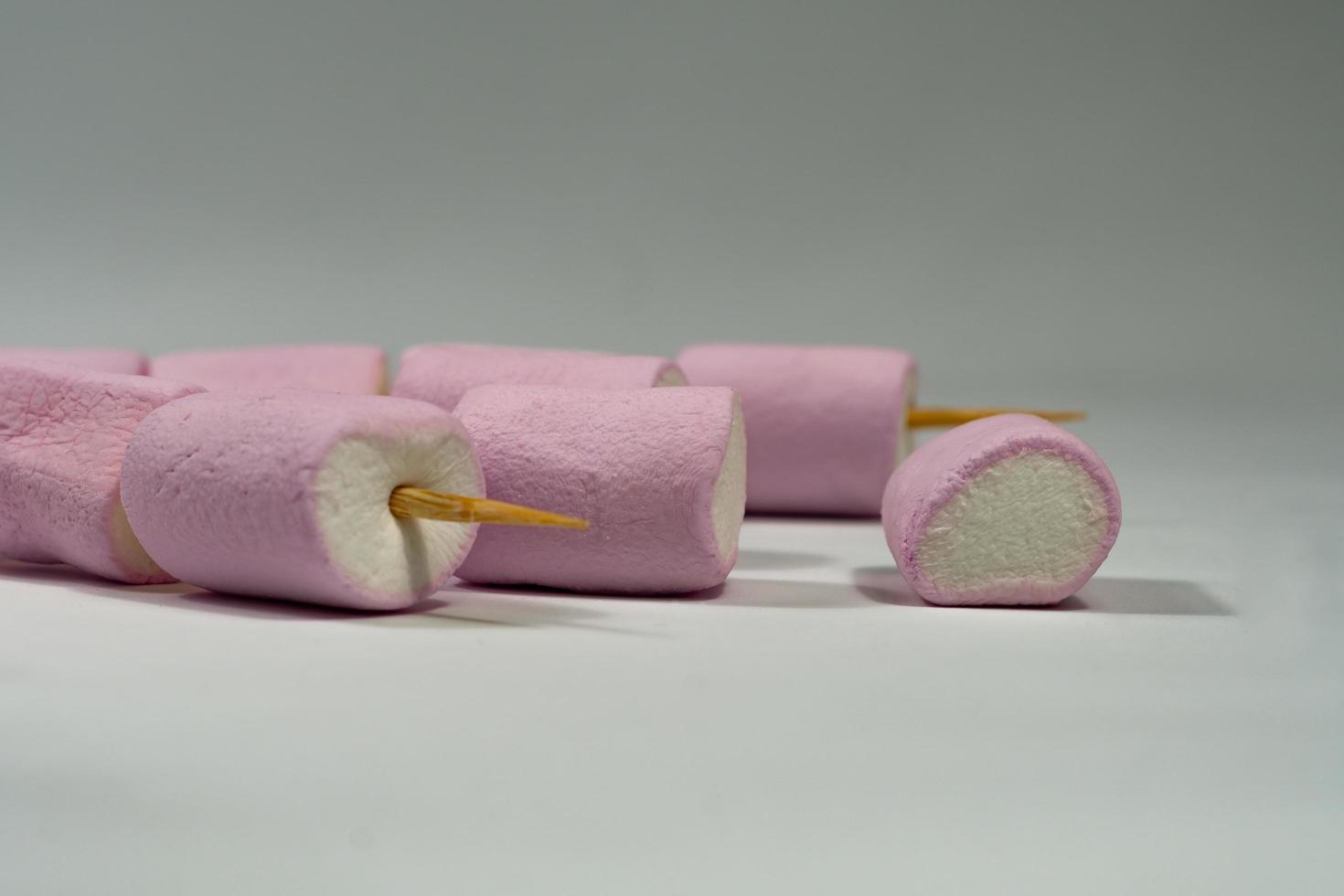 spiedino di marshmallow dolci foto