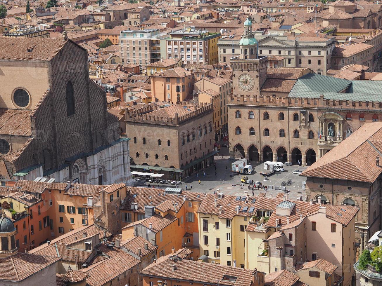 veduta aerea di bologna foto