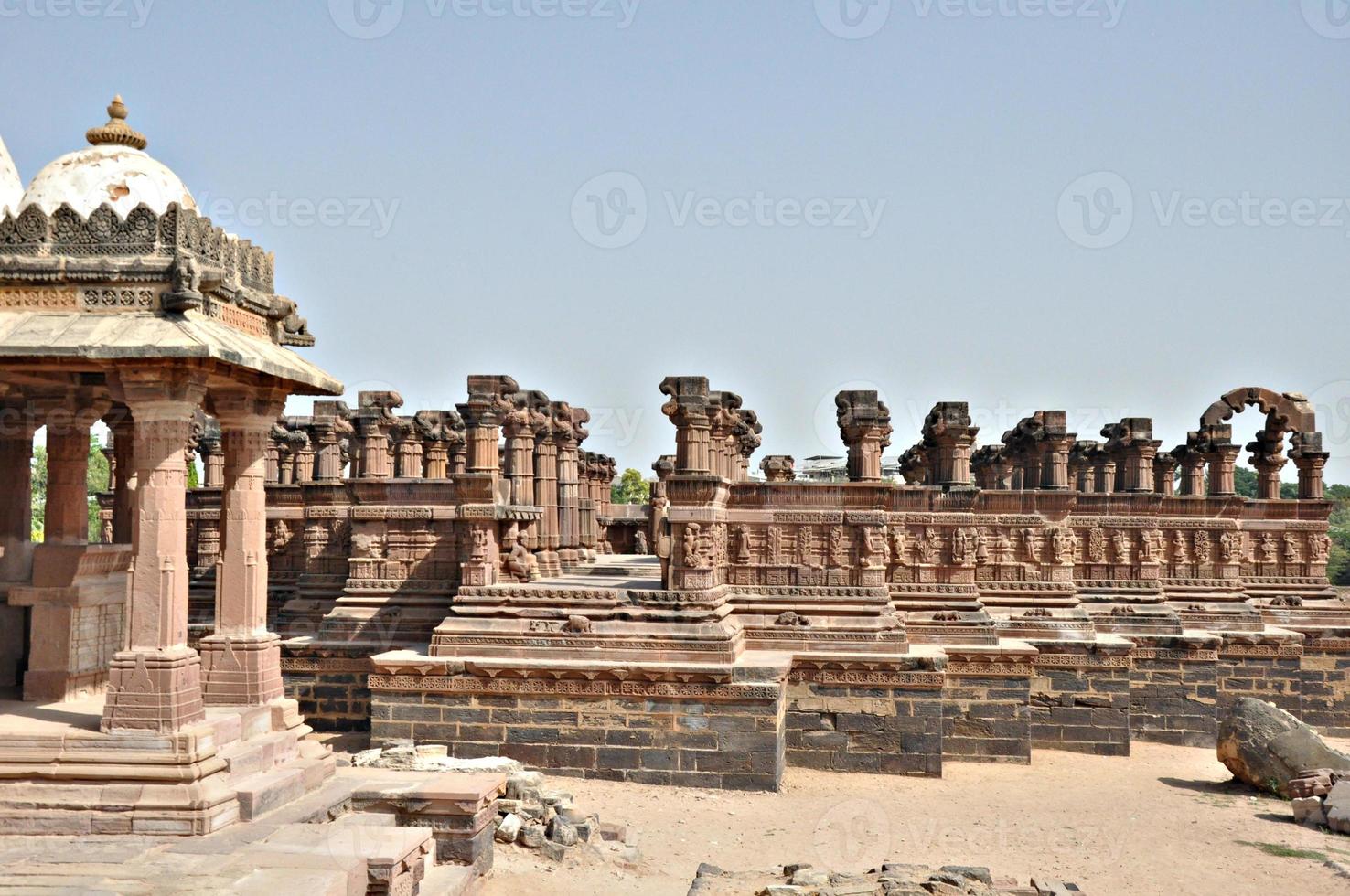 antica architettura indiana. antica archeologia antica dell'asia india. foto