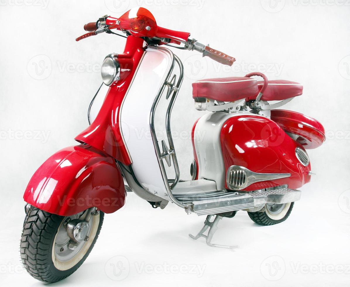 vecchio scooter d'epoca foto