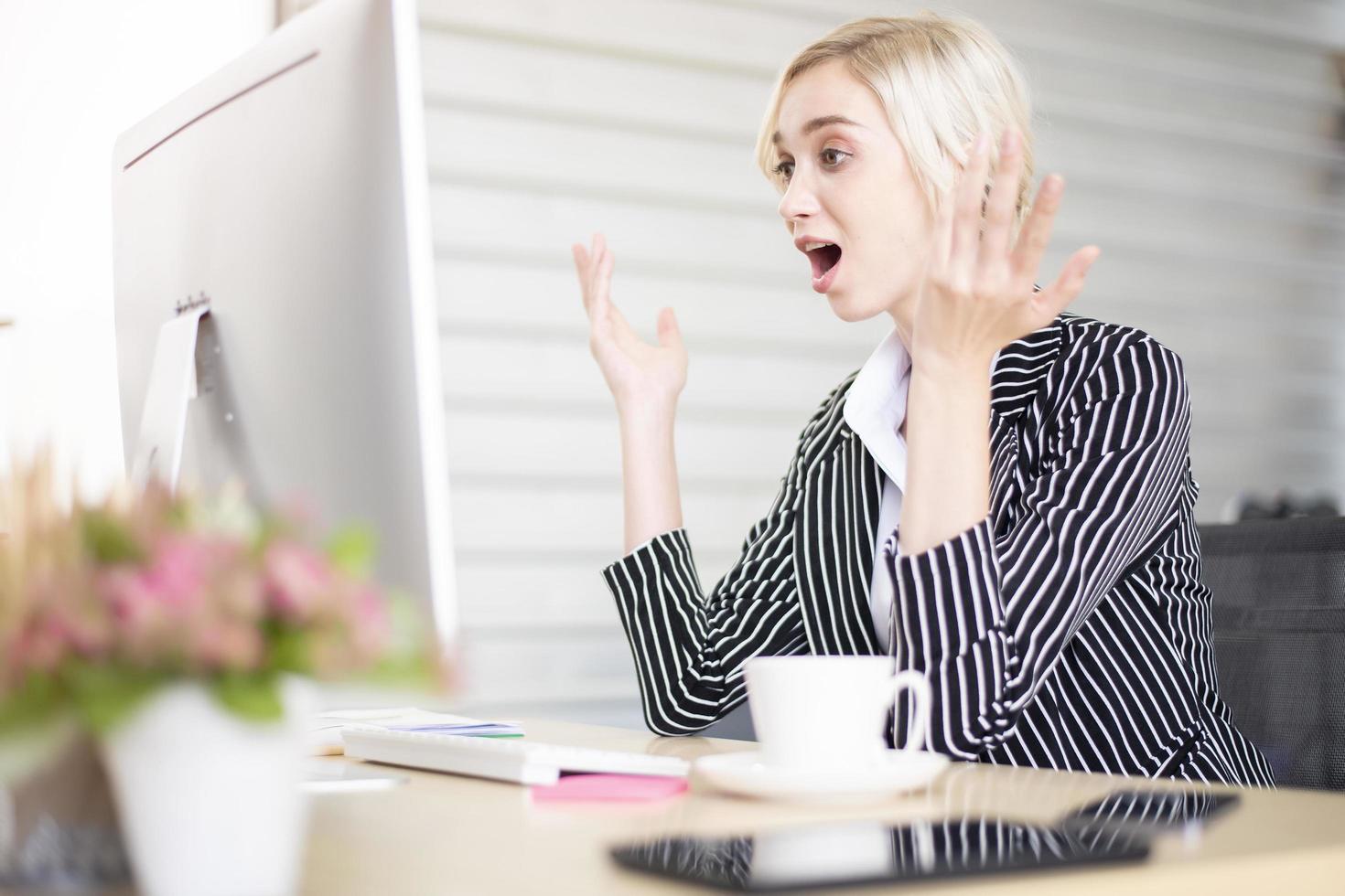 uomini d'affari è stress con problemi di affari foto