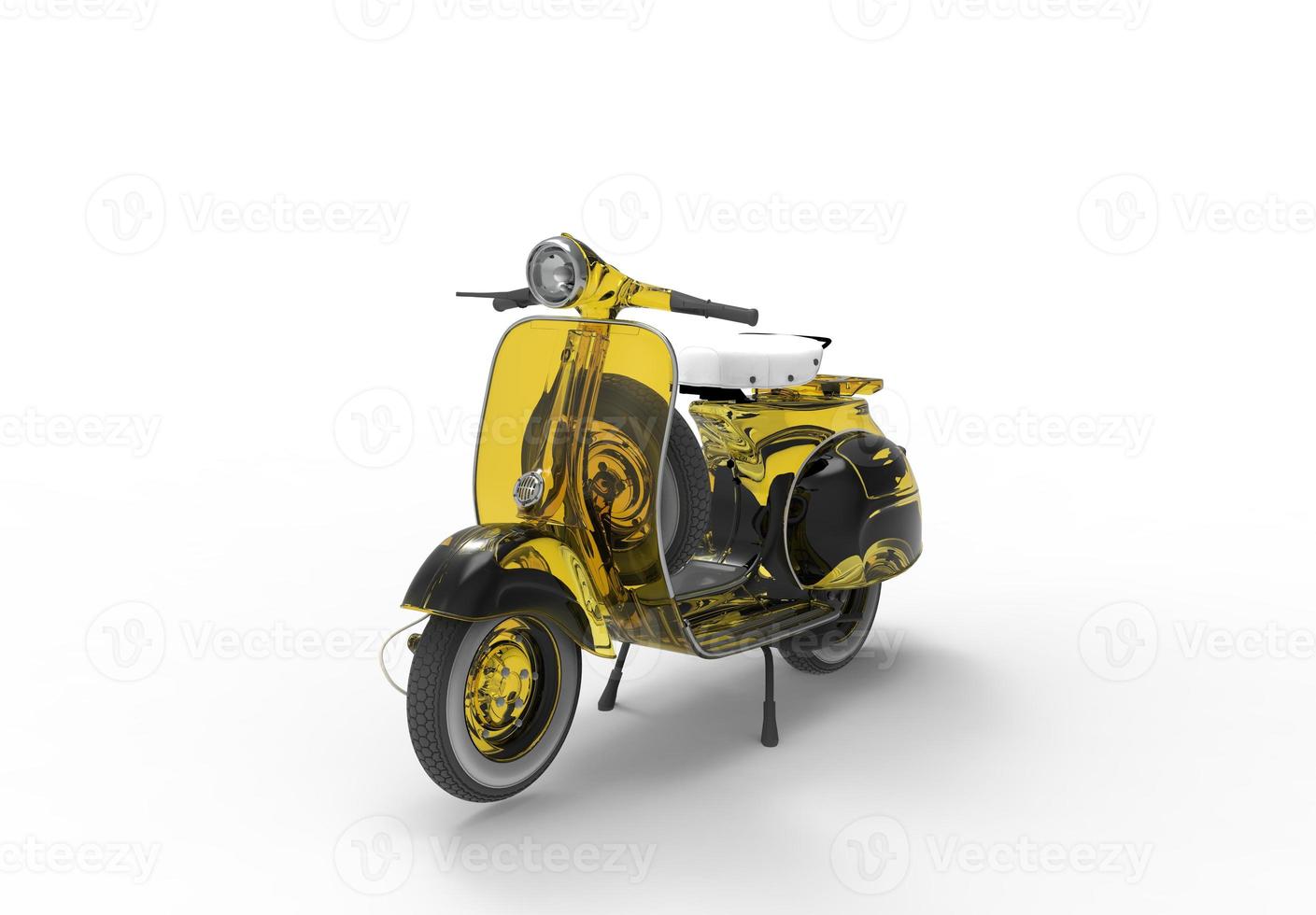 rendering 3d dello scooter foto