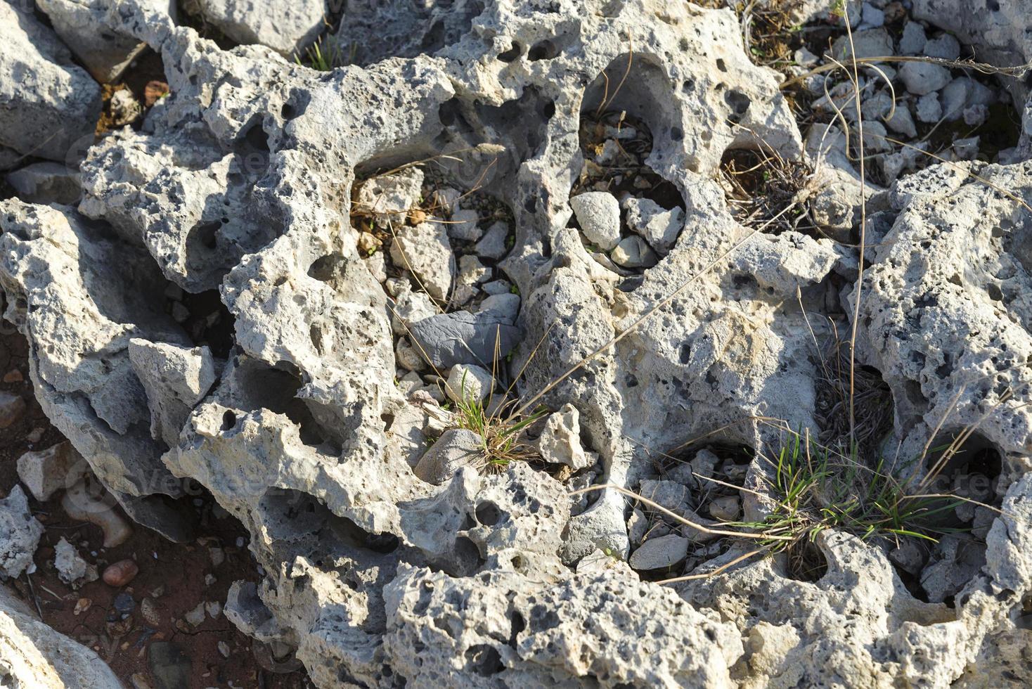 trama e sfondo di pietre. struttura rocciosa. foto