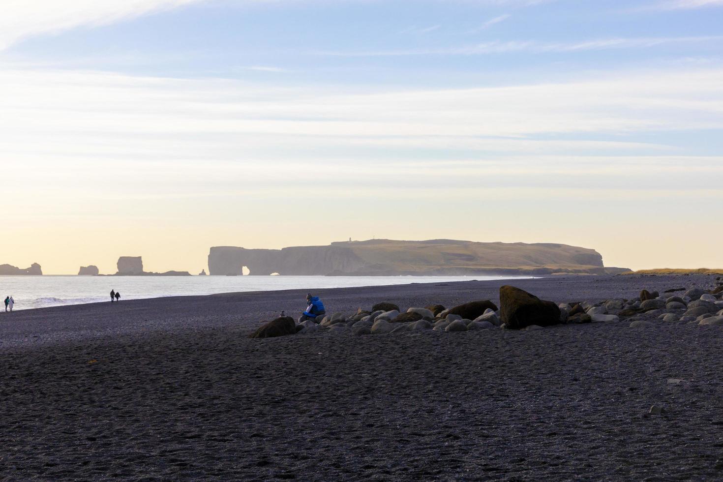 spiaggia di reynisfjara, Islanda meridionale foto