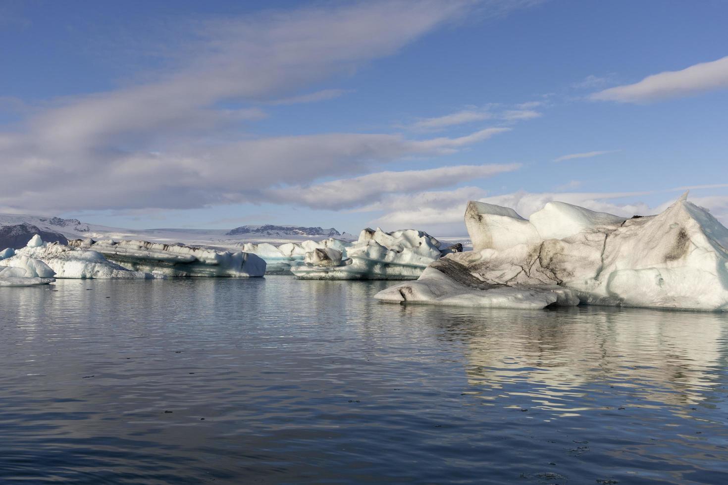 laguna glaciale di jokulsarlon, islanda foto