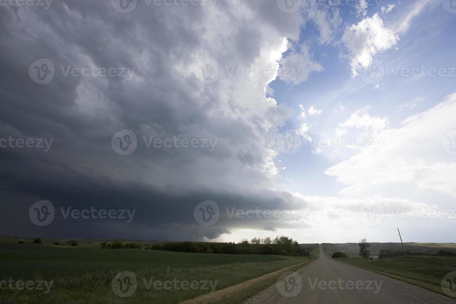 nuvole di tempesta della prateria foto