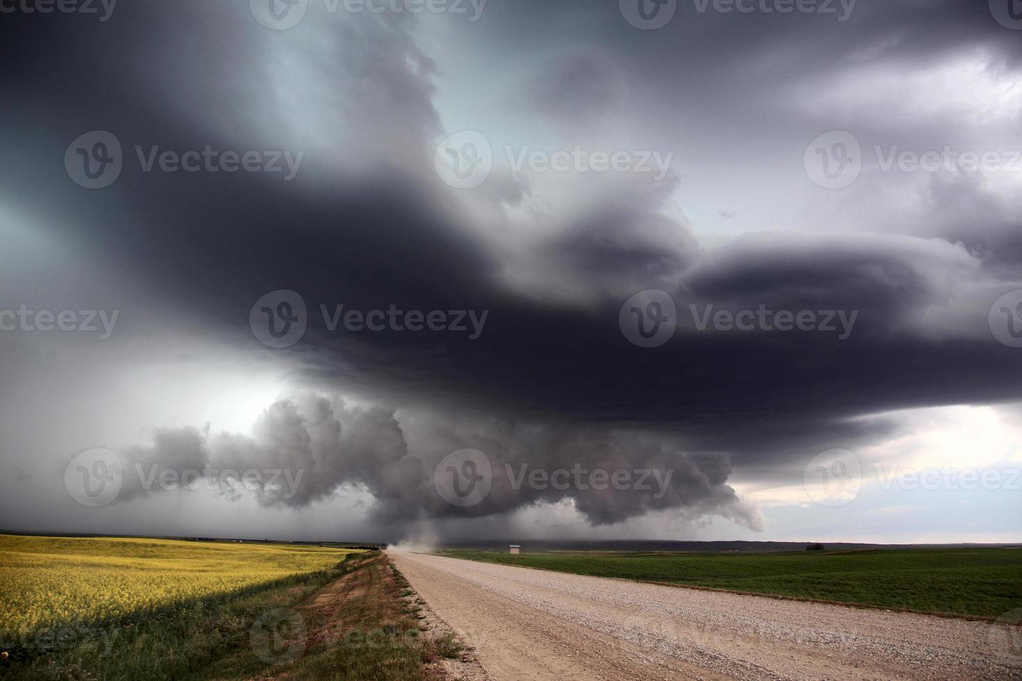 nuvole di tempesta della prateria foto