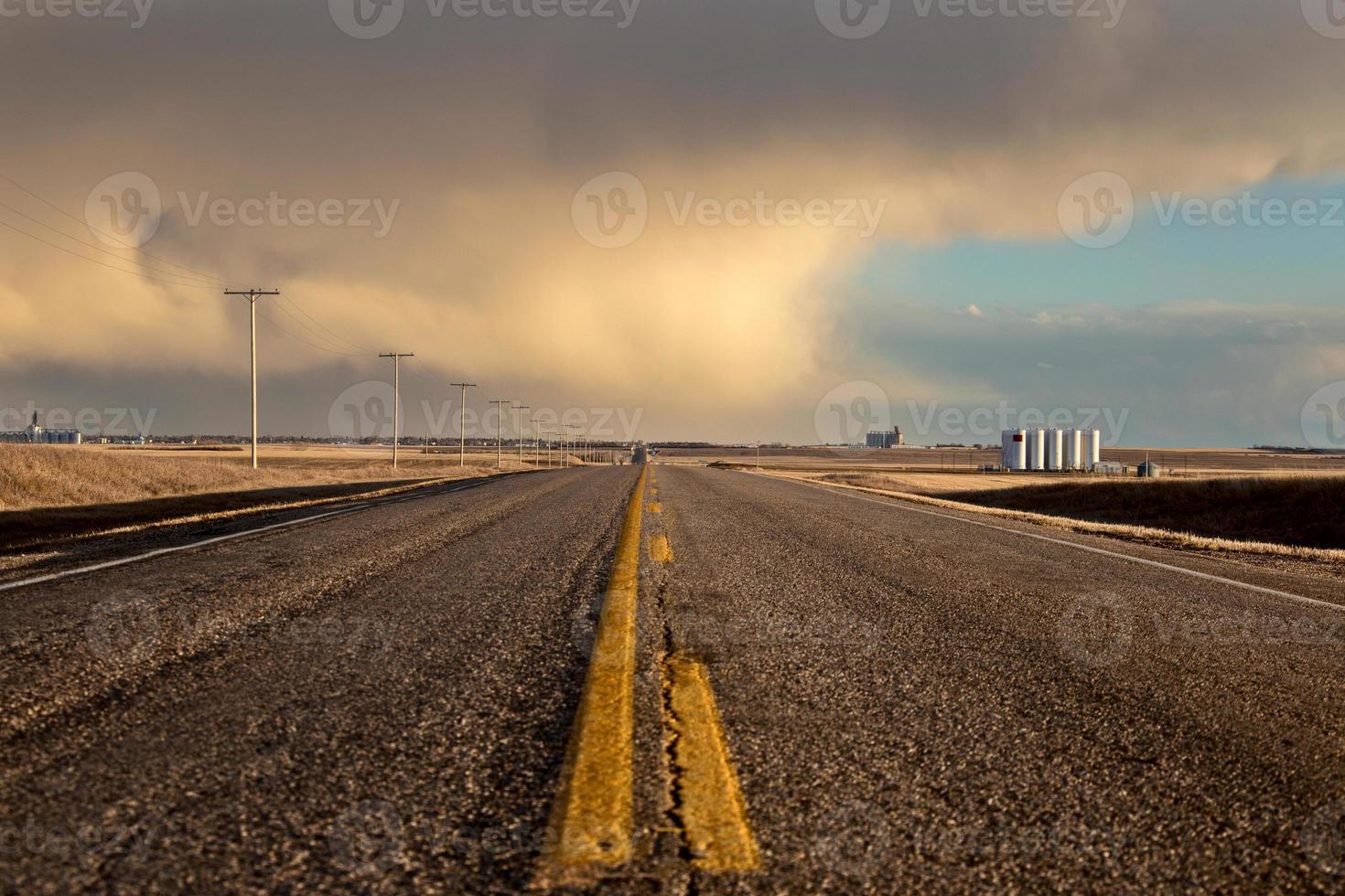 nuvole di tempesta della prateria foto