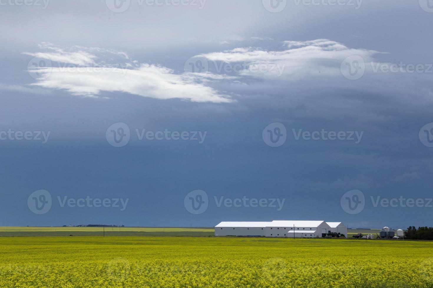 prateria nuvole temporalesche canada foto