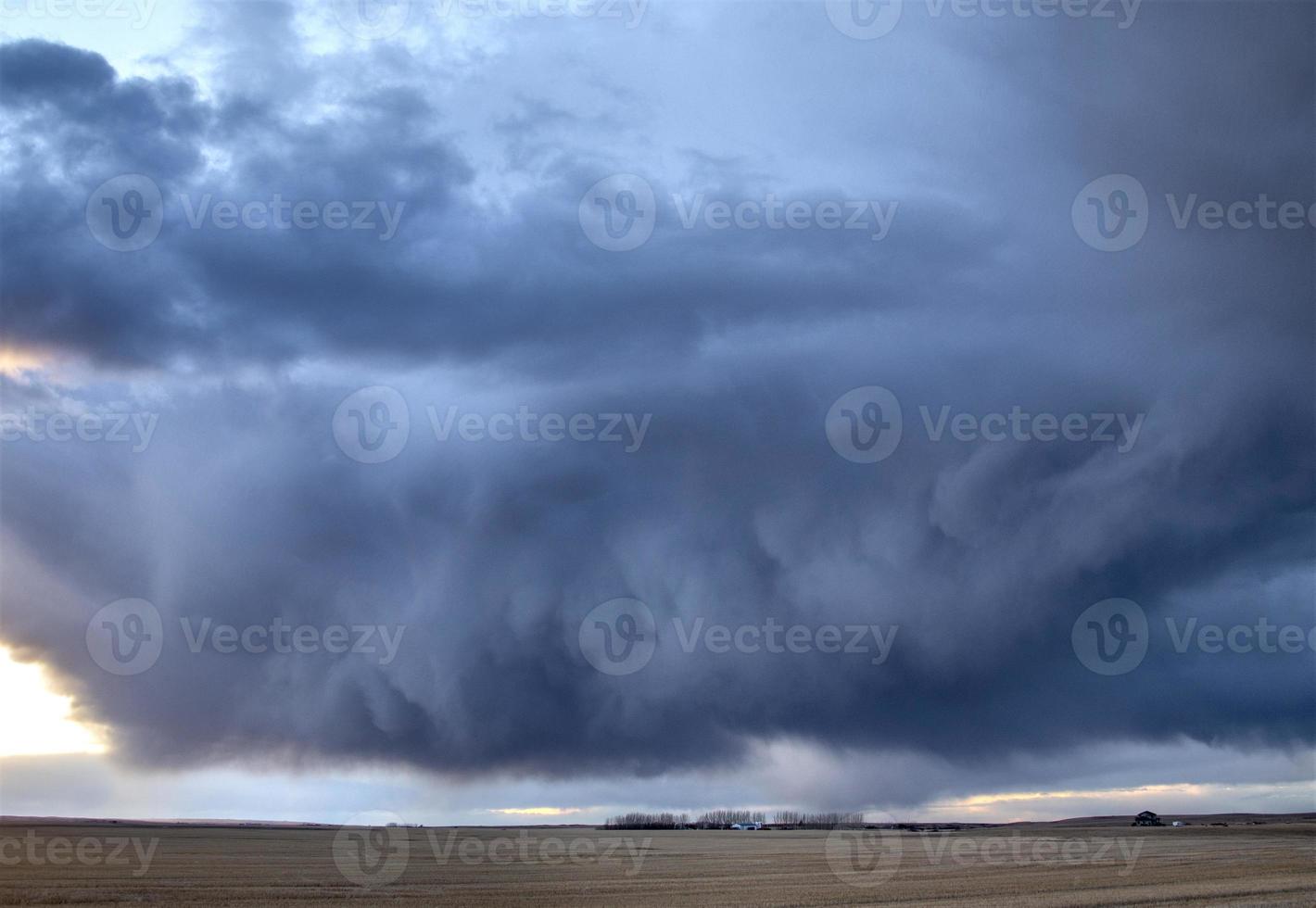 nuvole di tempesta della prateria foto