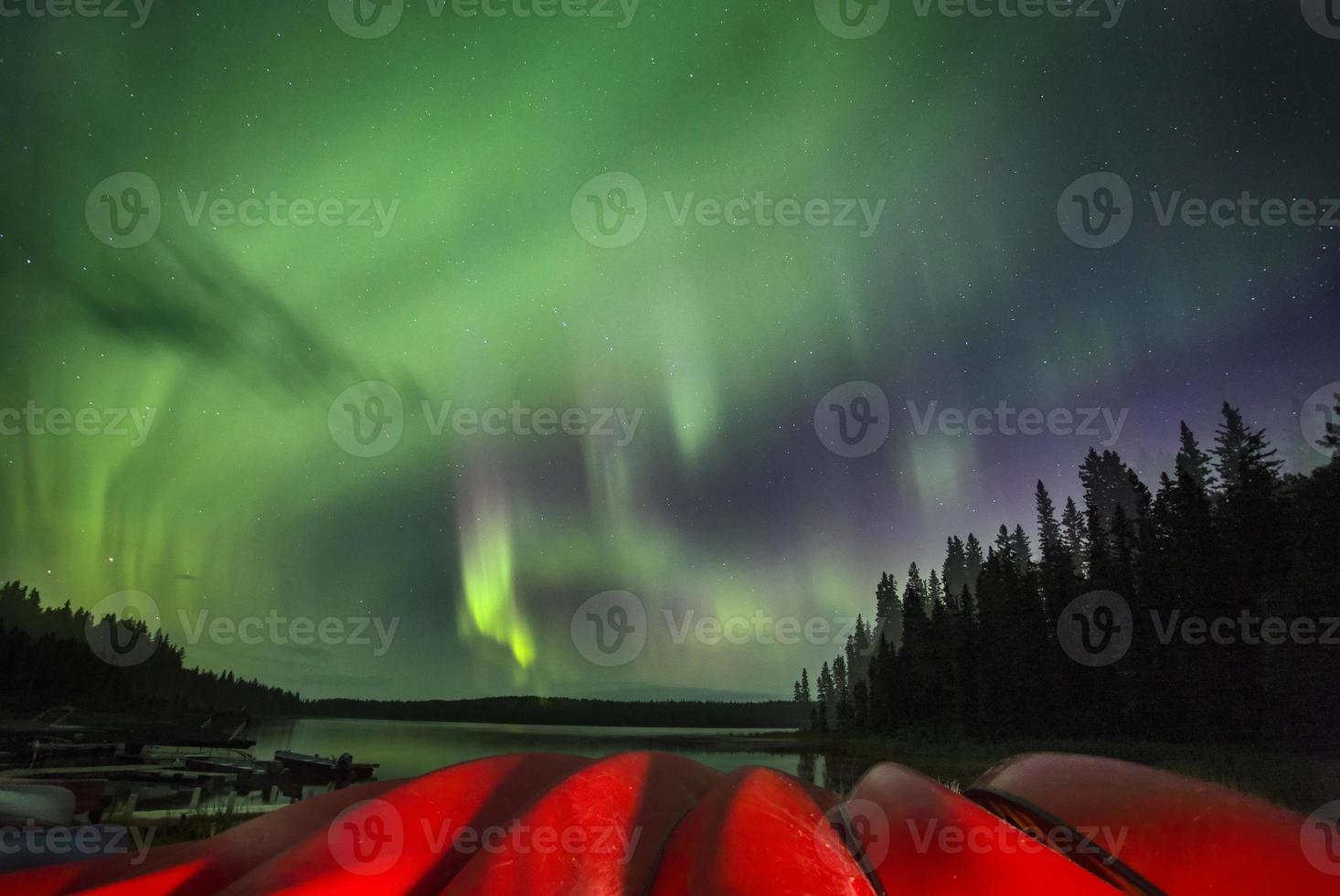 aurora boreale canada foto