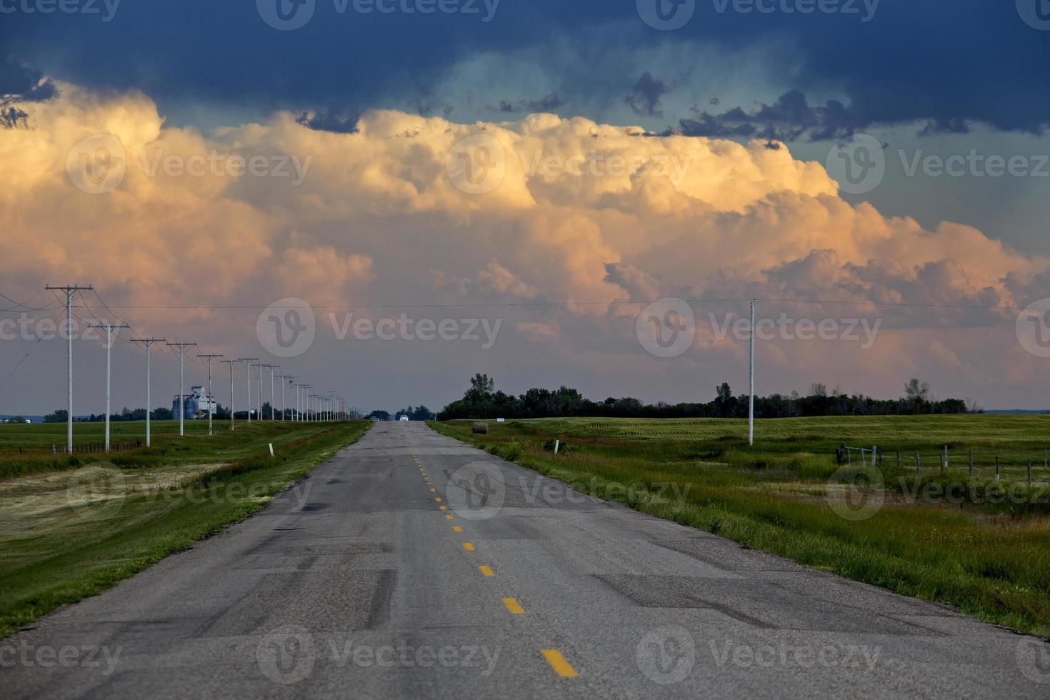 nuvole di tempesta della prateria foto