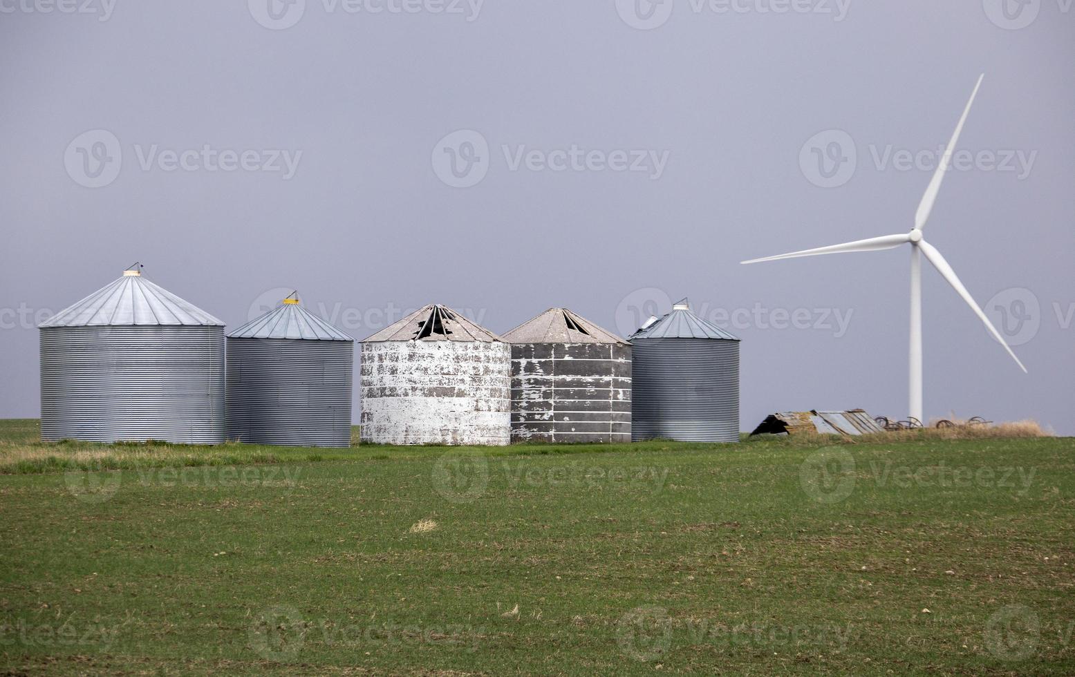 parco eolico della prateria foto