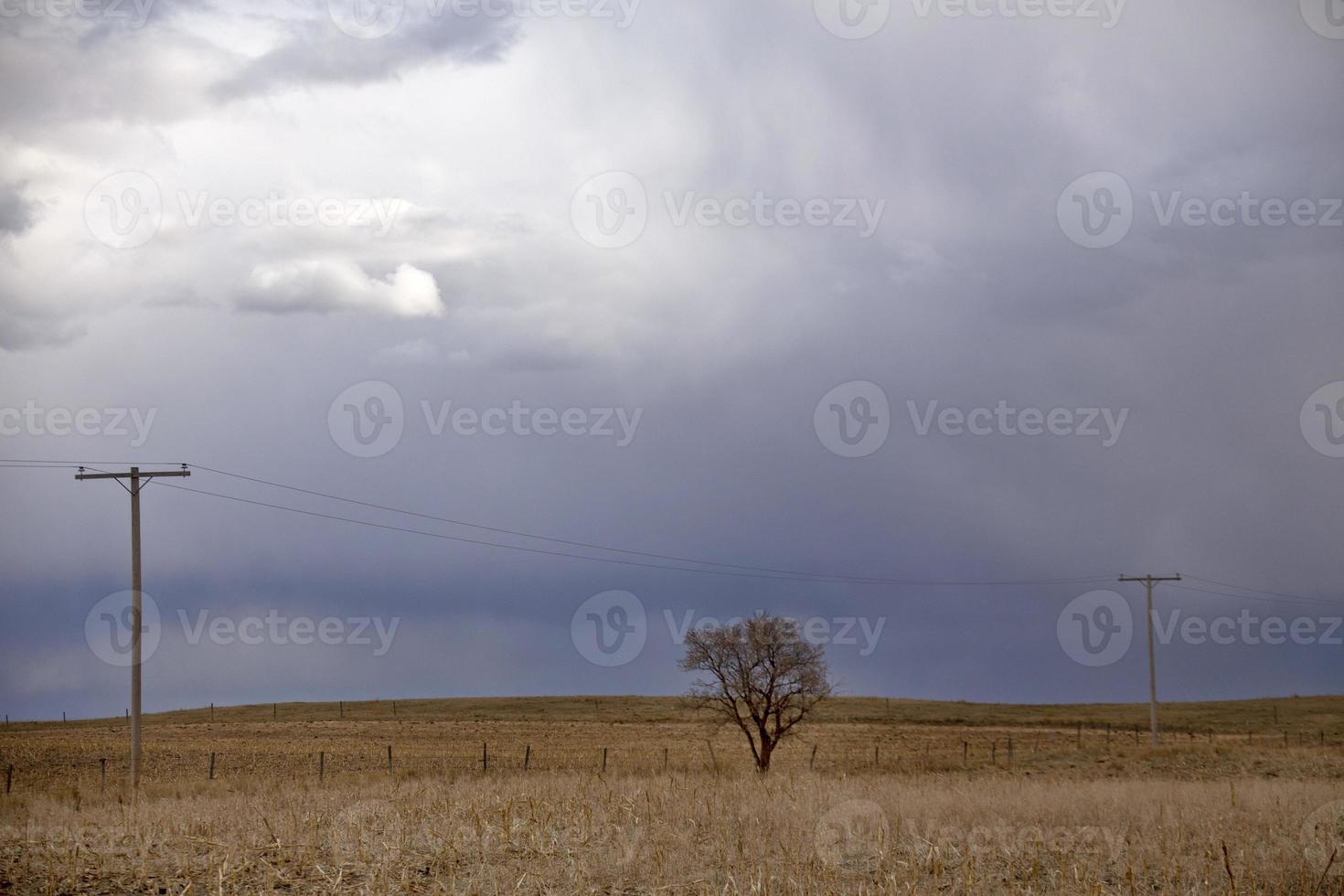 nuvole di tempesta della prateria foto