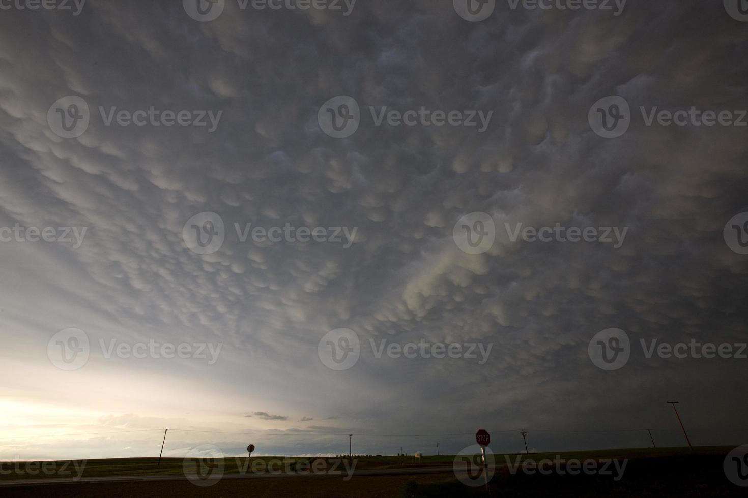 nuvole di tempesta della prateria foto