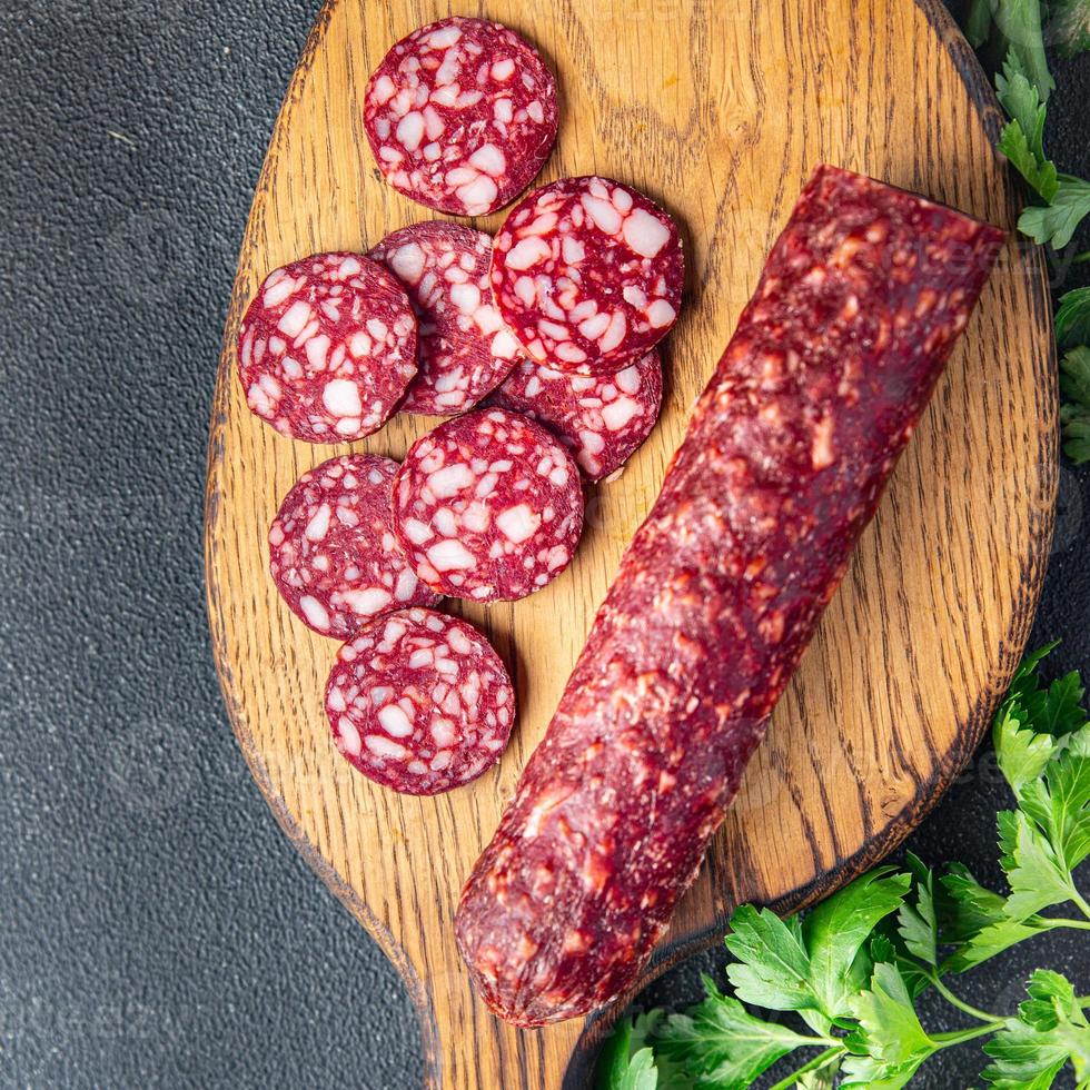 salsiccia vegetariana senza carne seitan proteine del grano gusto vegano foto