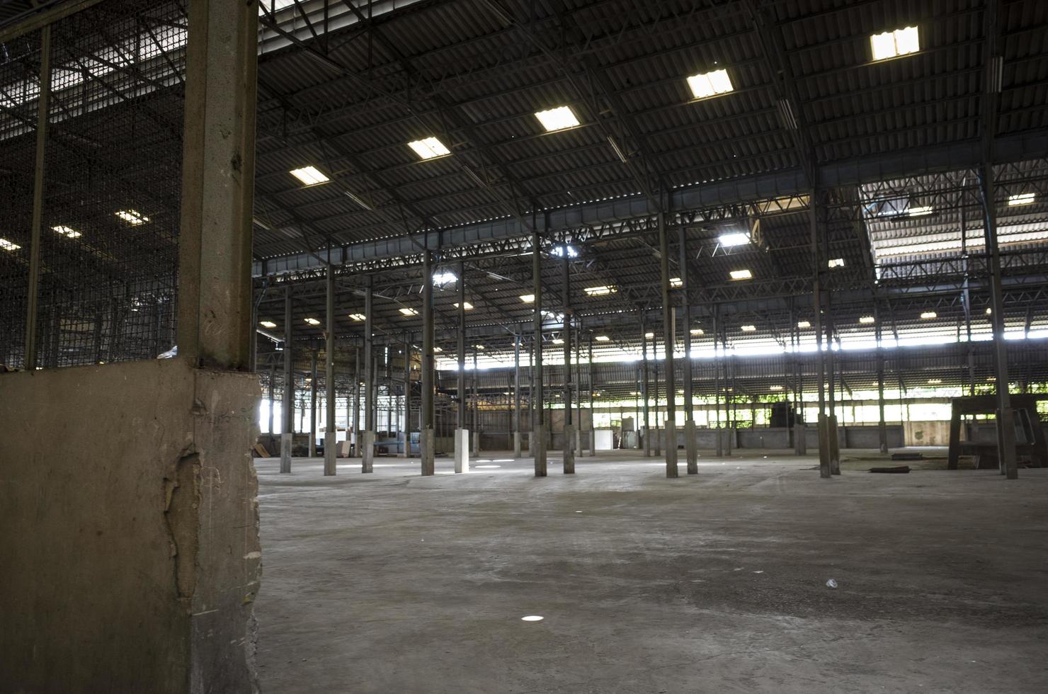 sfondo di una fabbrica abbandonata foto