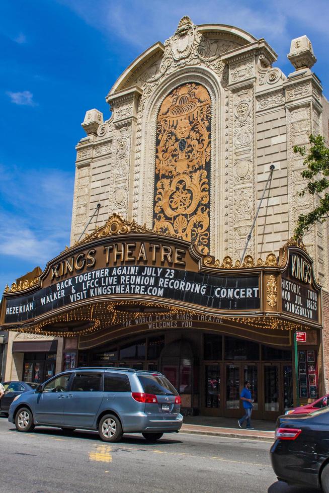 new york, usa - 4 luglio 2016 - teatro dei re a new york city. questo palazzo del cinema è stato inaugurato nel 1929, chiuso nel 1977 e riaperto al pubblico il 23 gennaio 2015 foto