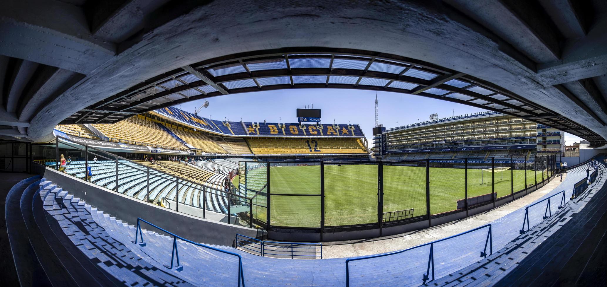 buenos aires, argentina, 20 gennaio 2018 - dettaglio dallo stadio la bombonera di buenos aires, argentina. è uno stadio di proprietà del boca juniors ed è stato costruito nel 1938. foto