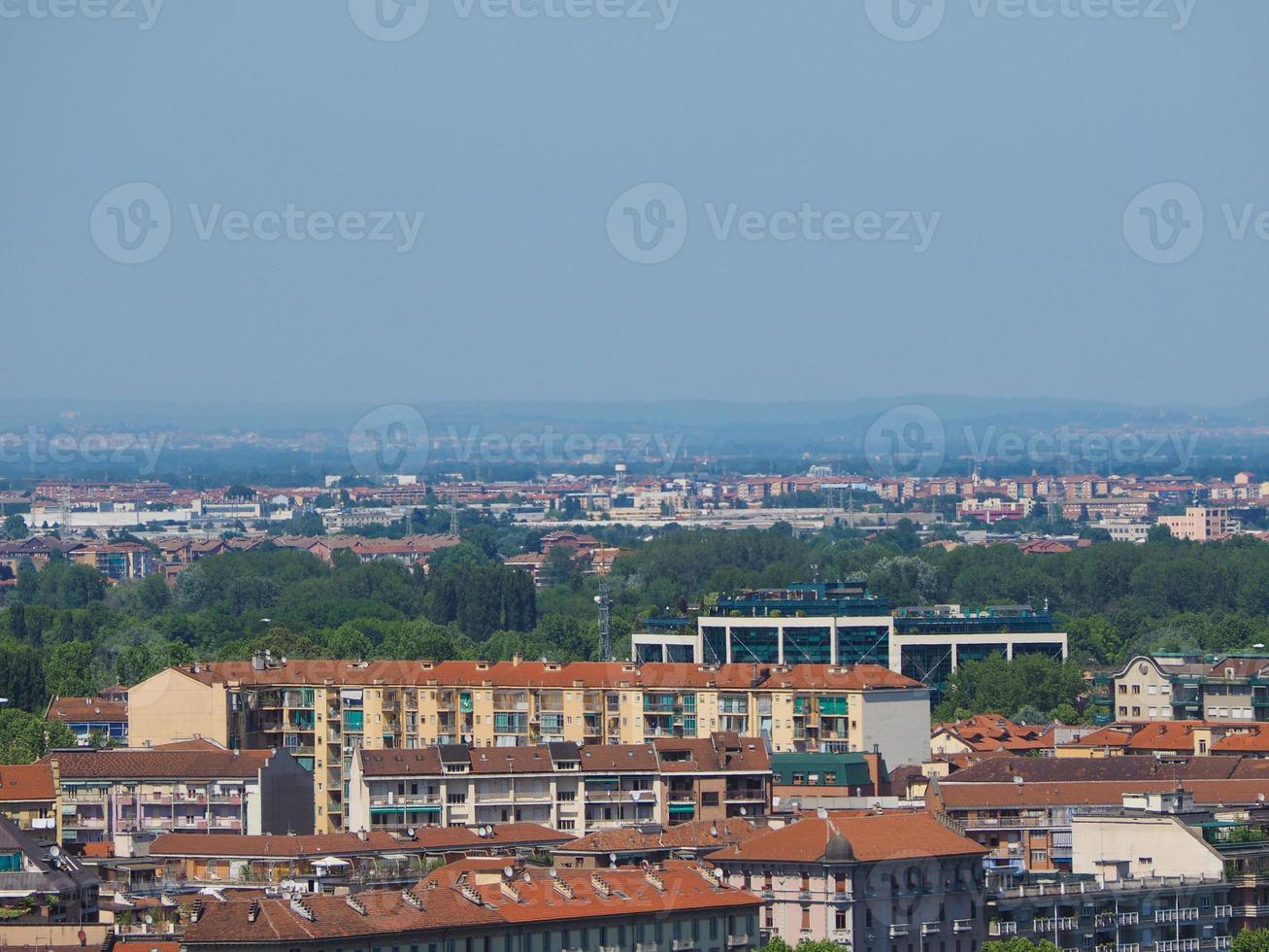 veduta aerea di torino foto