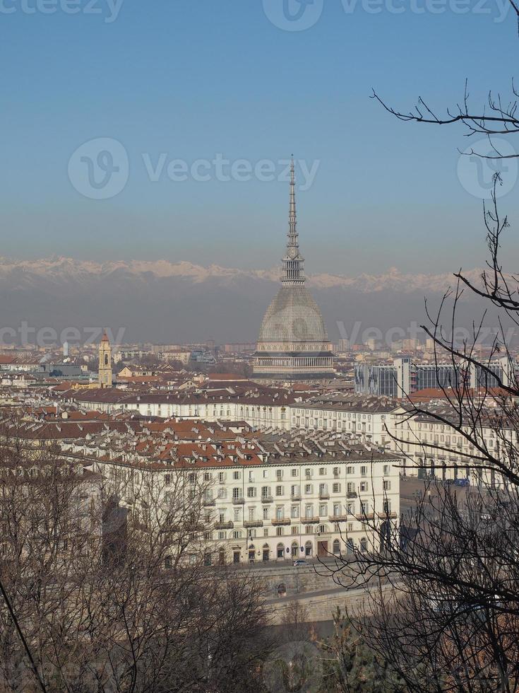 veduta aerea di torino foto