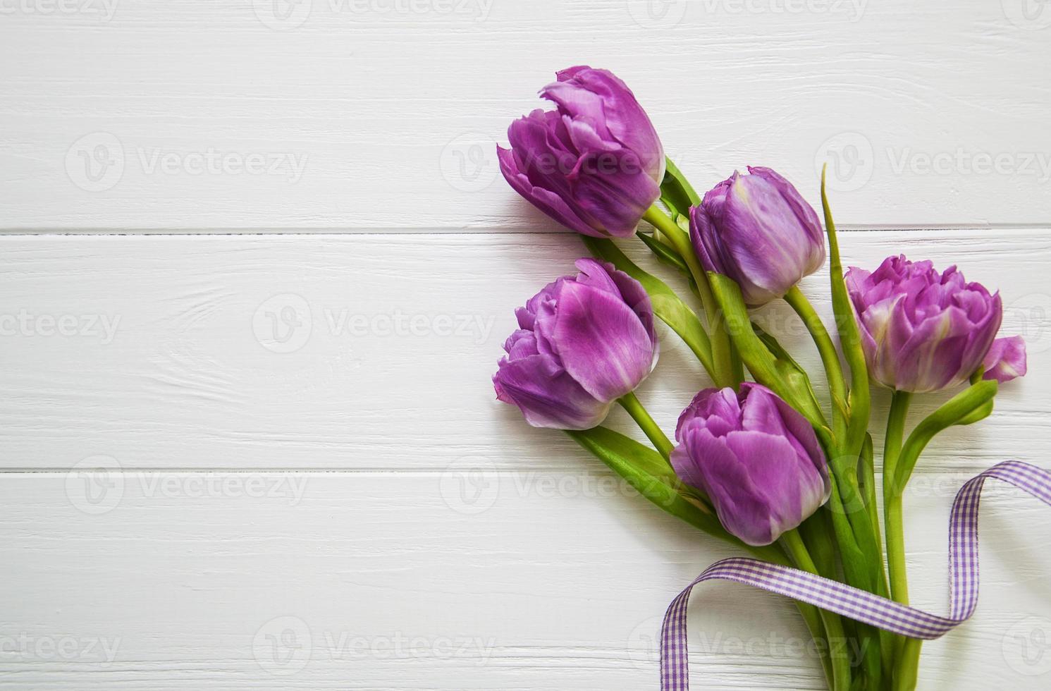 fiori di tulipano primaverili foto