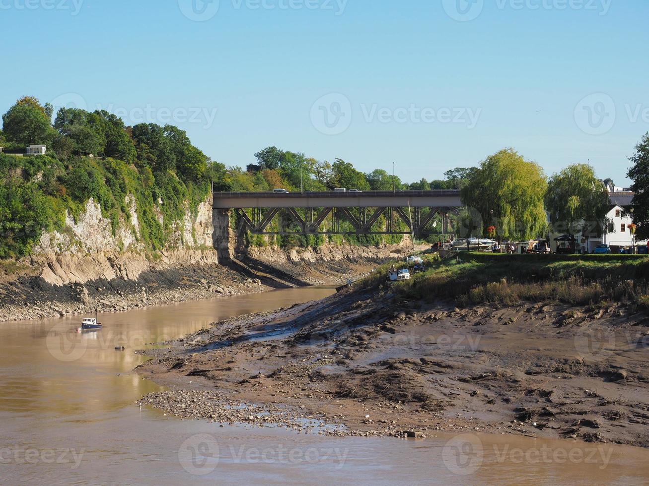 fiume wye a chepstow foto