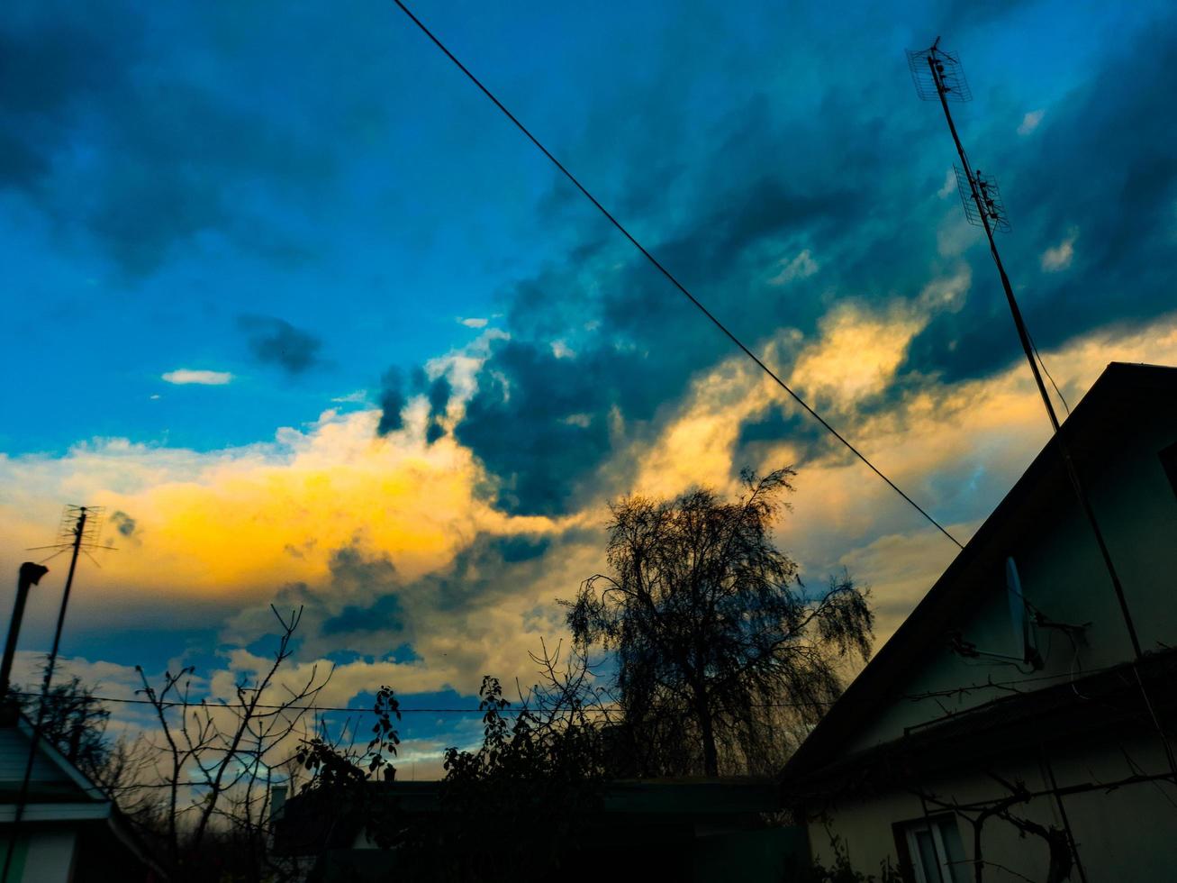 colori del cielo e delle nuvole foto