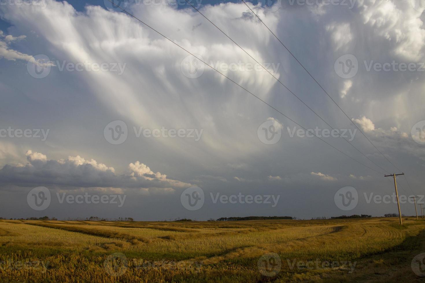 nuvole di tempesta della prateria foto