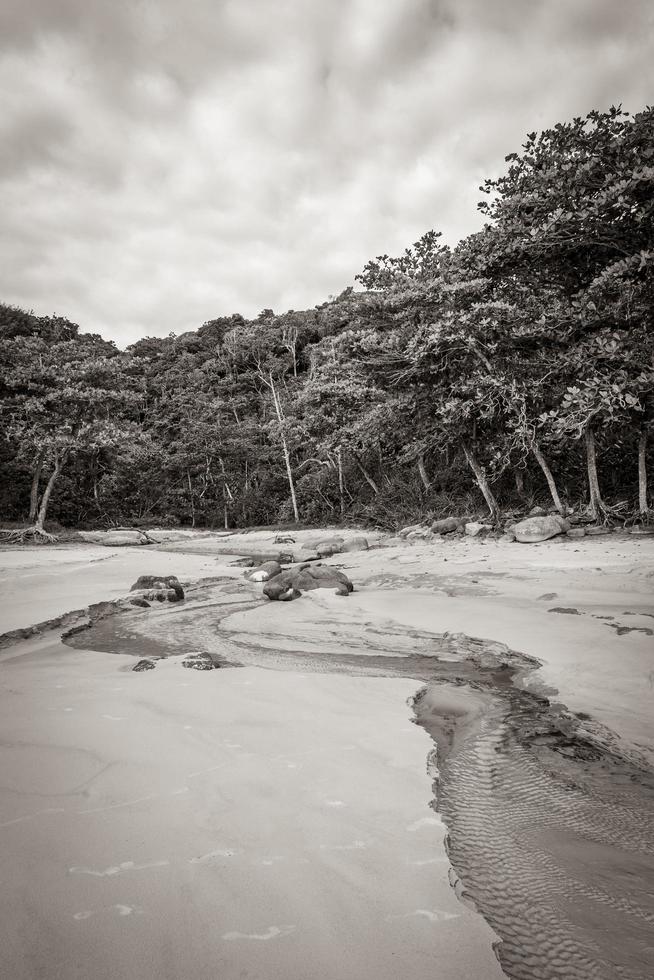 grande isola naturale tropicale ilha grande santo antonio beach brasile. foto