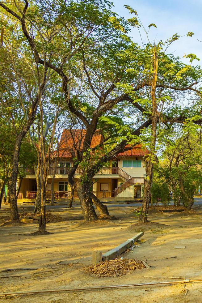 parco giochi per bambini e parco naturale della scuola a bangkok in tailandia. foto