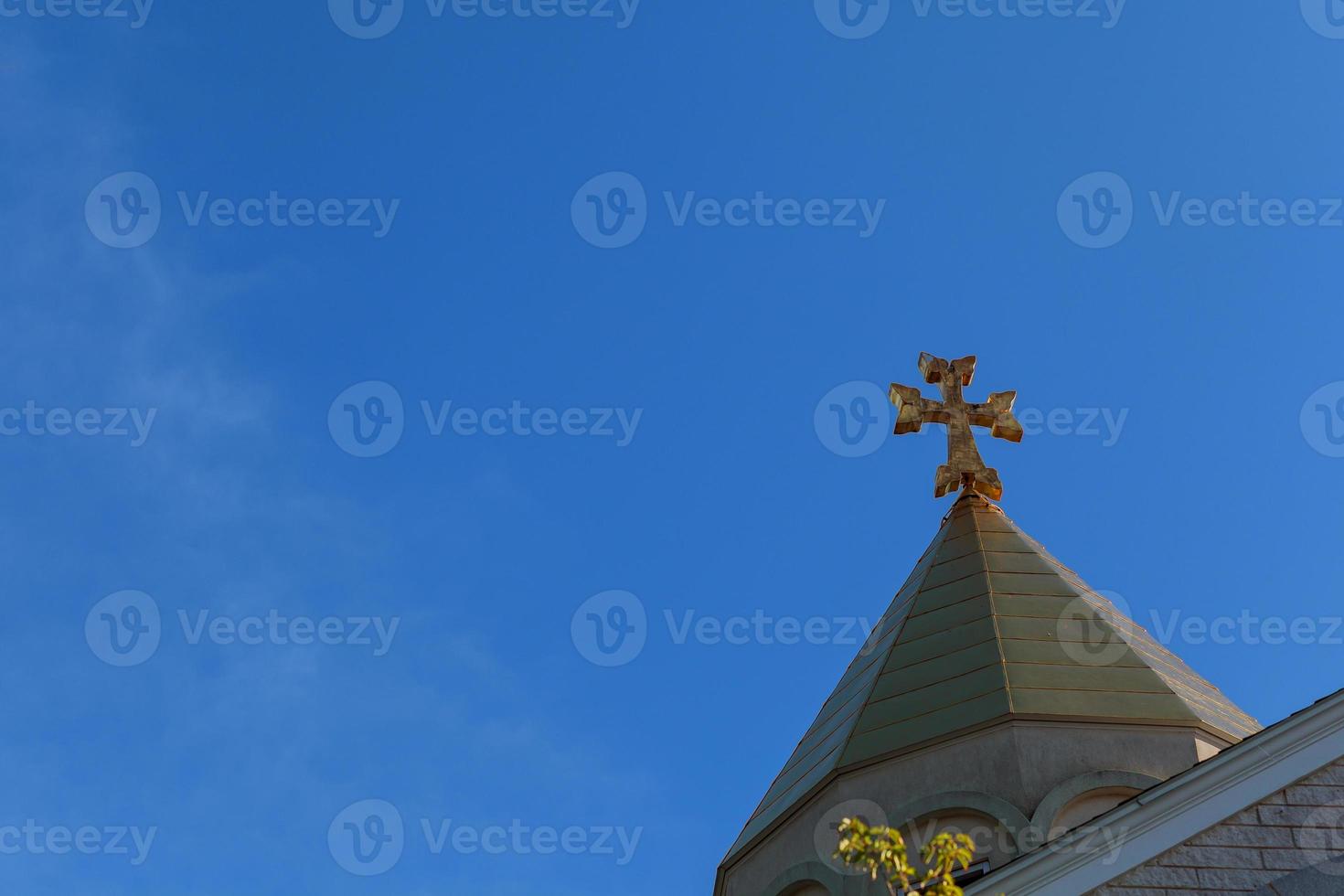 chiesa armena croce cielo foto