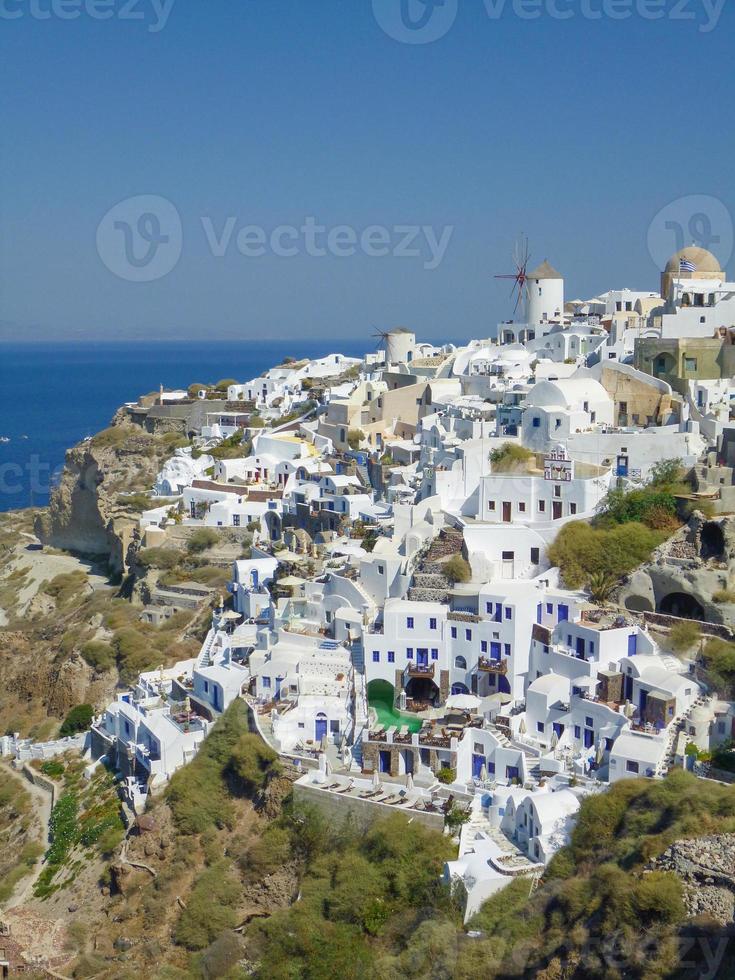 oia ia in grecia foto