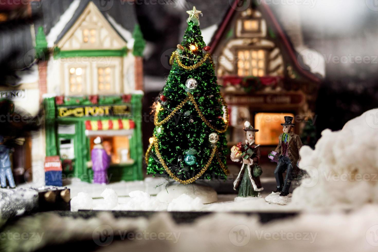 tradizionale natale in miniatura foto