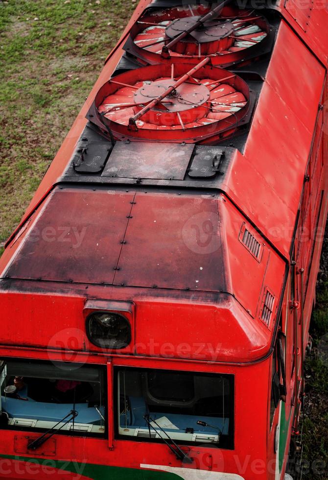 treno merci d'epoca foto