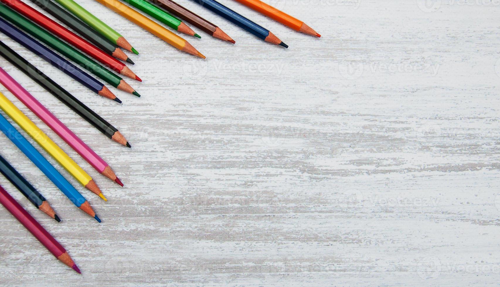 matite colorate per la scuola foto