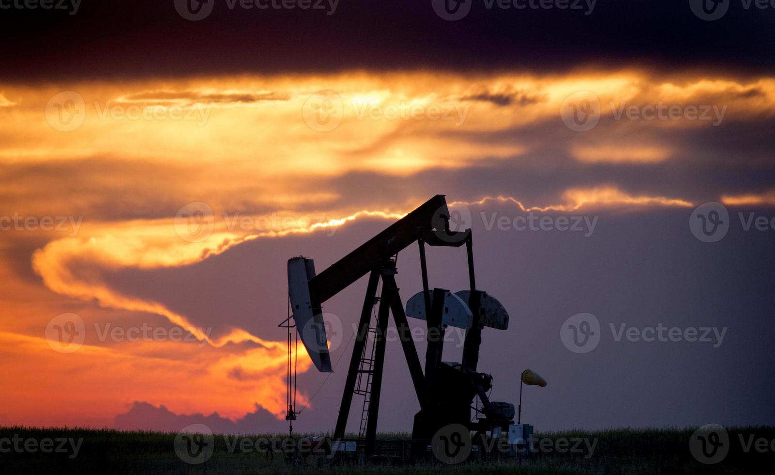 sillouette tramonto saskatchewan foto