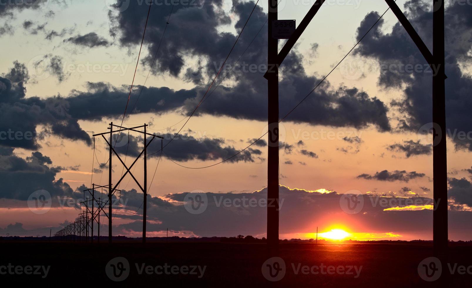 nuvole di tempesta della prateria foto