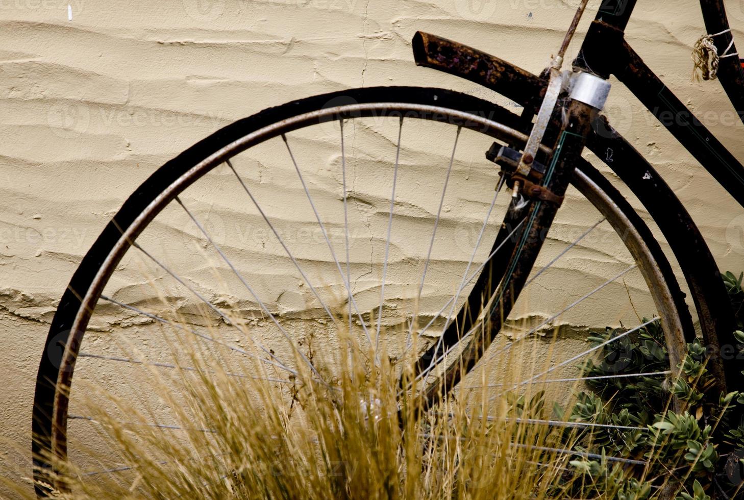 pneumatico per bicicletta antico foto