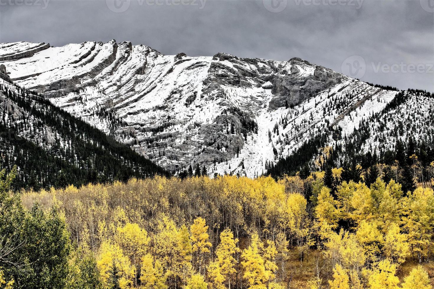 montagne rocciose kananaskis alberta foto