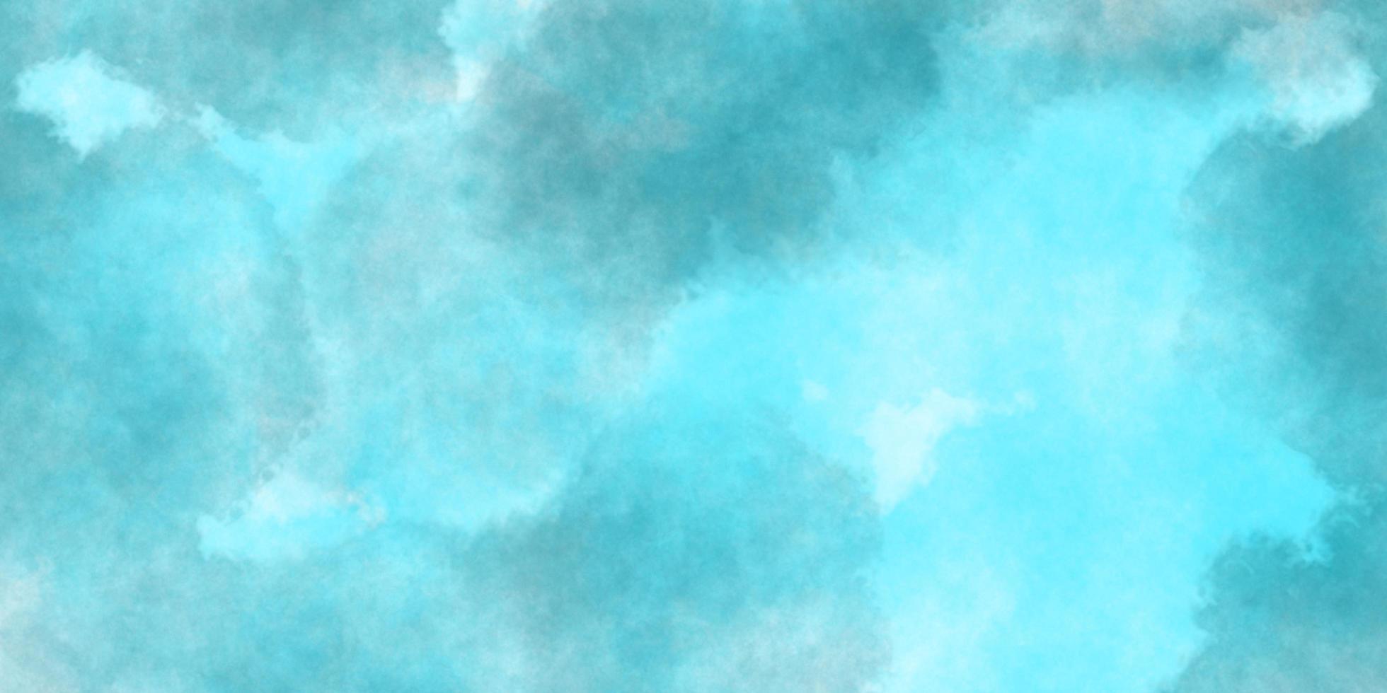 sfondo blu astratto con pennello ad acquerello foto