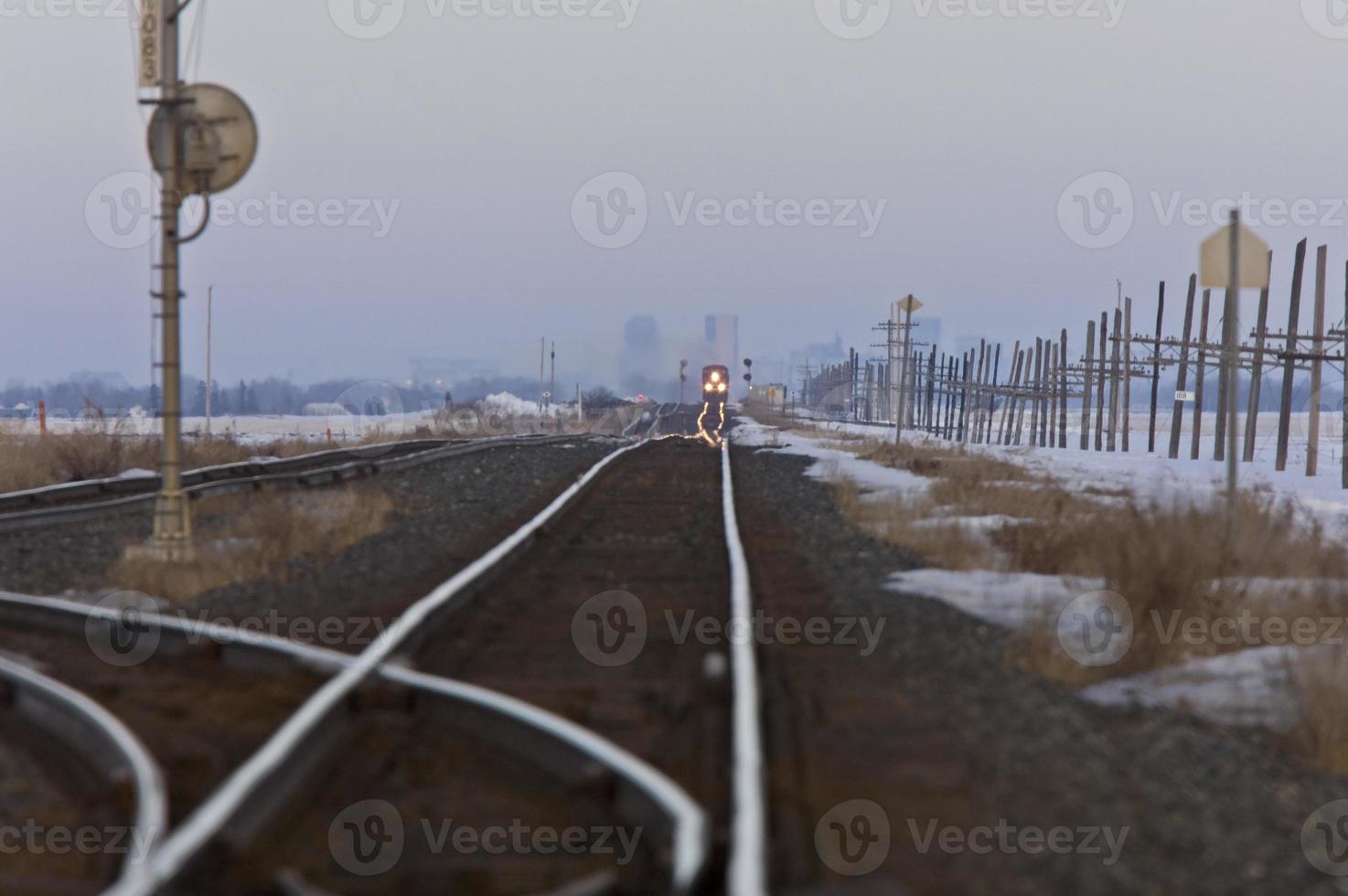 treno ferroviario canadese del pacifico foto